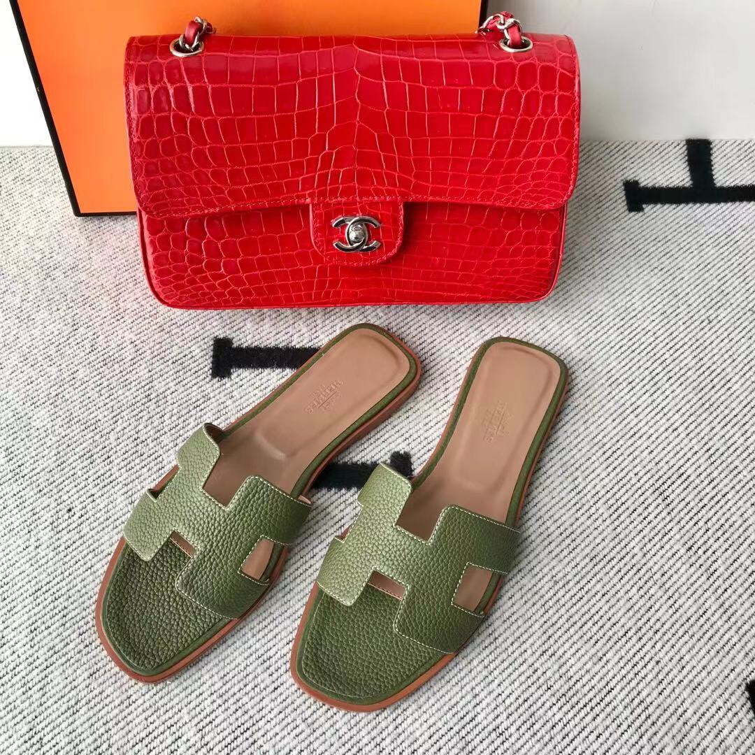 에르메스 올수공 오란 슬리퍼 샌들 토고 14